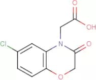 (6-Chloro-2,3-dihydro-3-oxo-4H-1,4-benzoxazin-4-yl)acetic acid