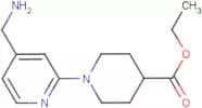 Ethyl 1-[4-(aminomethyl)pyridin-2-yl]piperidine-4-carboxylate
