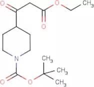 4-(3-Ethoxy-3-oxopropanoyl)piperidine, N-BOC protected