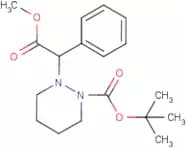 Methyl phenyl(tetrahydro-2H-pyridazin-1-yl)acetate, N2-BOC protected