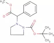 Methyl phenyl(pyrazolidin-1-yl)acetate, N2-BOC protected