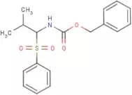 Benzyl N-[2-methyl-1-(phenylsulphonyl)propyl]carbamate