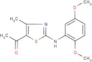 5-Acetyl-2-[(2,5-dimethoxyphenyl)amino]-4-methyl-1,3-thiazole