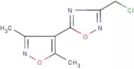 3-(Chloromethyl)-5-(3,5-dimethylisoxazol-4-yl)-1,2,4-oxadiazole