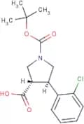 1-[(tert-Butyl)oxycarbonyl]-4-(2-chlorophenyl)pyrrolidine-3-carboxylic acid