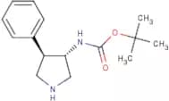 trans-3-Amino-4-phenylpyrrolidine, 3-BOC protected