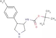 3-Amino-4-(4-methylphenyl)pyrrolidine, 3-BOC protected