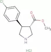 Methyl trans-4-(4-chlorophenyl)pyrrolidine-3-carboxylate hydrochloride
