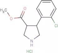 Methyl 4-(2-chlorophenyl)pyrrolidine-3-carboxylate hydrochloride