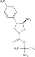 trans-3-Amino-4-(4-methylphenyl)pyrrolidine, N-BOC protected