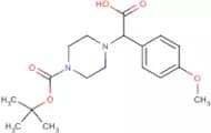 2-{4-[(tert-Butyl)oxycarbonyl]piperazinyl}-2-(4-methoxyphenyl)acetic acid