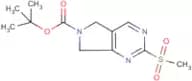 5,7-Dihydro-2-(methylsulphonyl)-6H-pyrrolo[3,4-d]pyrimidine, N6-BOC protected