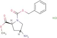 (2S, 4R)-4-Amino-1-[benzyloxycarbonyl]pyrrolidine-2-methylcarboxylate hydrochloride