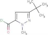 3-(tert-Butyl)-1-methyl-1H-pyrazole-5-carbonyl chloride