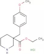 Ethyl 3-(4-methoxybenzyl)piperidine-3-carboxylate hydrochloride