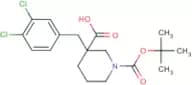 3-(3,4-Dichlorobenzyl)piperidine-3-carboxylic acid, N-BOC protected