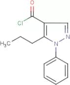 1-Phenyl-5-n-propylpyrazole-4-carbonyl chloride