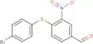 4-(4-Bromophenylthio)-3-nitrobenzaldehyde