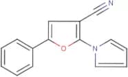 3-Cyano-5-phenyl-2-(1-pyrrolyl)furan