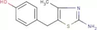 2-Amino-5-(4-hydroxybenzyl)-4-methyl-1,3-thiazole