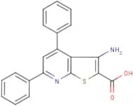 3-Amino-4,6-diphenylthieno[2,3-b]pyridine-2-carboxylic acid