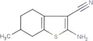 2-Amino-6-methyl-4,5,6,7-tetrahydrobenzo[b]thiophene-3-carbonitrile