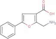 2-(Aminomethyl)-5-phenyl-3-furoic acid