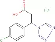 3-(4-Chlorophenyl)-3-(1H-tetrazol-1-yl)propanoic acid hydrochloride