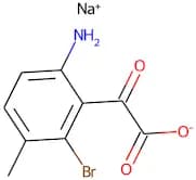(6-Amino-2-bromo-3-methylphenyl)(oxo)acetate sodium salt