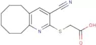 [(3-Cyano-5,6,7,8,9,10-hexahydrocycloocta[b]pyridin-2-yl)thio]acetic acid