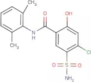 4-Chloro-N-(2,6-dimethylphenyl)-2-hydroxy-5-sulphamoylbenzamide