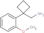 [1-(2-Methoxyphenyl)cyclobutyl]methylamine