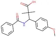 3-(Benzoylamino)-2,2-dimethyl-3-(4-methoxyphenyl)propanoic acid
