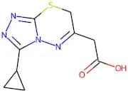 6-(Carboxymethyl)-3-cyclopropyl-7H-[1,2,4]triazolo[3,4-b][1,3,4]thiadiazine