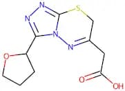 6-(Carboxymethyl)-3-(tetrahydrofuran-2-yl)-7H-[1,2,4]triazolo[3,4-b][1,3,4]thiadiazine