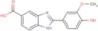 2-(4-Hydroxy-3-methoxyphenyl)-1H-benzimidazole-5-carboxylic acid