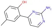 2-(2-Aminopyrimidin-4-yl)-4-methylphenol