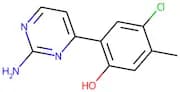 2-(2-Aminopyrimidin-4-yl)-4-chloro-5-methylphenol