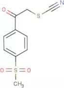 2-[4-(Methylsulphonyl)phenyl]-2-oxoethyl thiocyanate