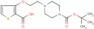 3-(2-Piperazin-1-ylethoxy)thiophene-2-carboxylic acid, N4-BOC protected