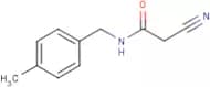 2-Cyano-N-(4-methylbenzyl)acetamide