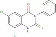 6,8-Dichloro-2,3-dihydro-3-phenyl-2-thioxo-1H-quinazolin-4-one