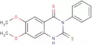 2,3-Dihydro-6,7-dimethoxy-3-phenyl-2-thioxo-1H-quinazolin-4-one