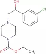 Ethyl 4-[2-(3-chlorophenyl)-2-hydroxyethyl]piperazine-1-carboxylate