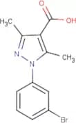 1-(3-Bromophenyl)-3,5-dimethyl-1H-pyrazole-4-carboxylic acid