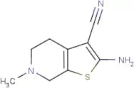 2-Amino-6-methyl-4,5,6,7-tetrahydrothieno[2,3-c]pyridine-3-carbonitrile