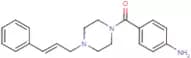 (4-Aminophenyl)[4-(3-phenyl-2-propenyl)piperazino]methanone