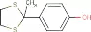 2-(4-Hydroxyphenyl)-2-methyl-1,3-dithiolane