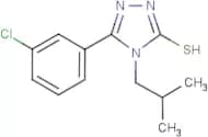 5-(3-Chlorophenyl)-4-isobutyl-4H-1,2,4-triazole-3-thiol