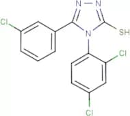 5-(3-Chlorophenyl)-4-(2,4-dichlorophenyl)-4H-1,2,4-triazole-3-thiol